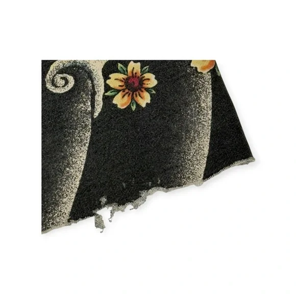 Rare: Y2K Lucky Brand ❀ Embroidered Asian Koi Butterfly Sweatpants ❀ Black ❀ L - Picture 9 of 16